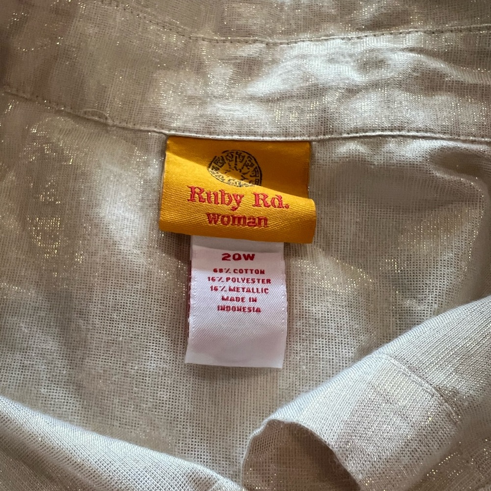 Ruby Rd. Shiny Top - Picture 2 of 3